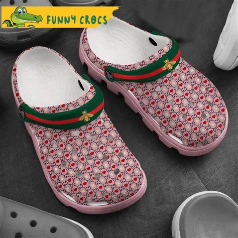 pink gucci crocs|gucci women clogs.